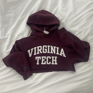 Virginia Tech Jansport Cropped Hoodie